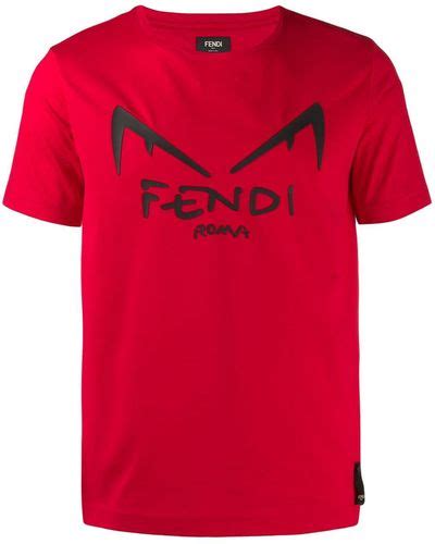 fendi red international|Fendi shirts.